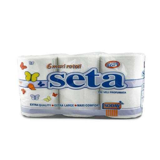 Carta igienica seta 6 maxi rotoli Italsan