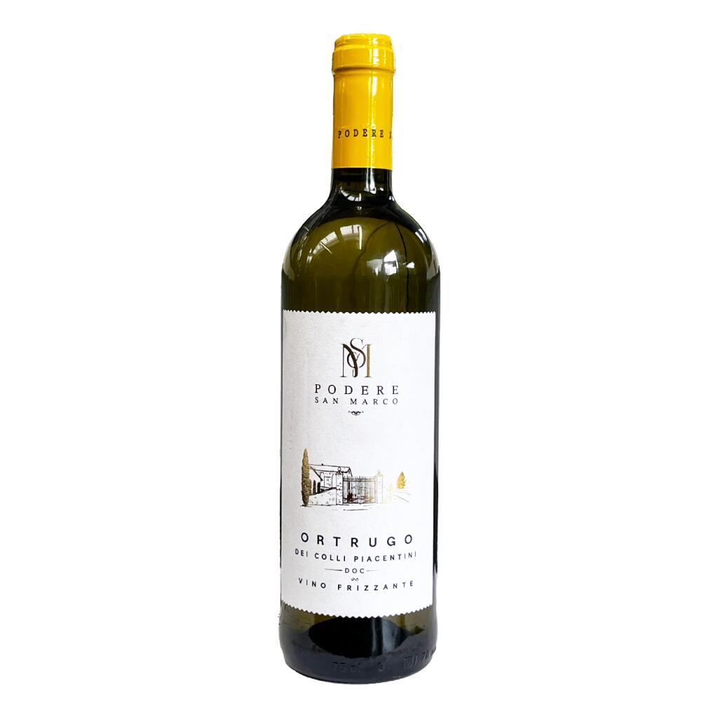 Ortrugo Doc dei colli piacentini frizzante Podere San Marco cl 75