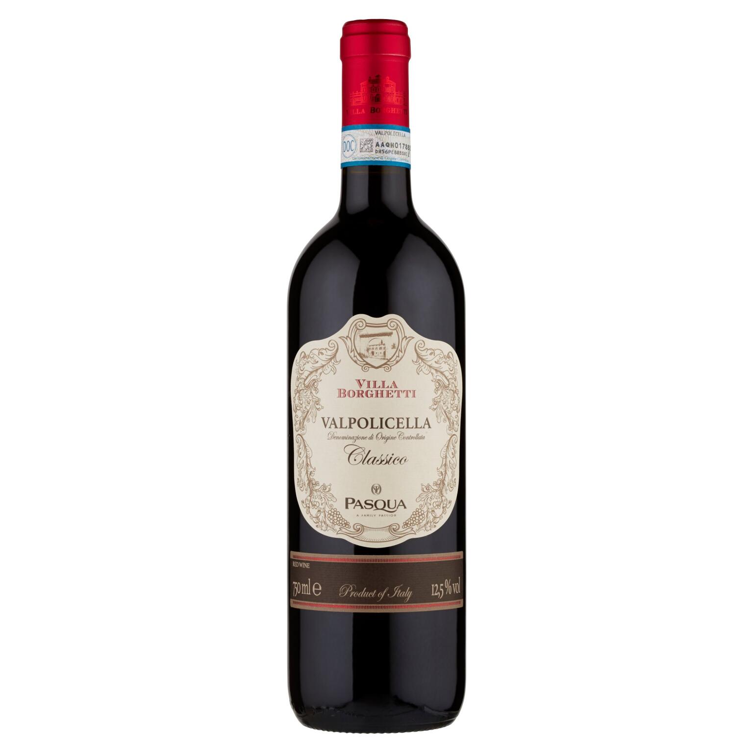 Valpolicella Classico Doc cl75 Villa Borghetti Pasqua