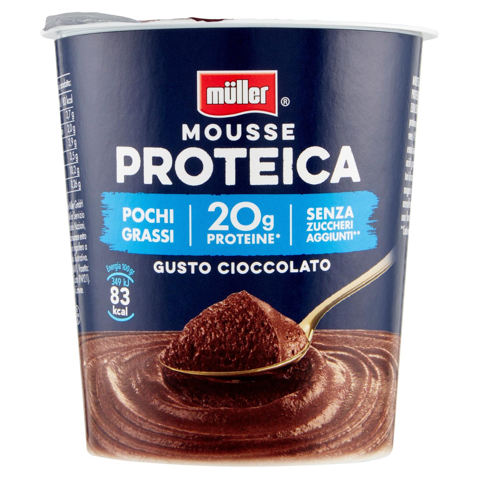 Mousse proteica cioccolato 200g