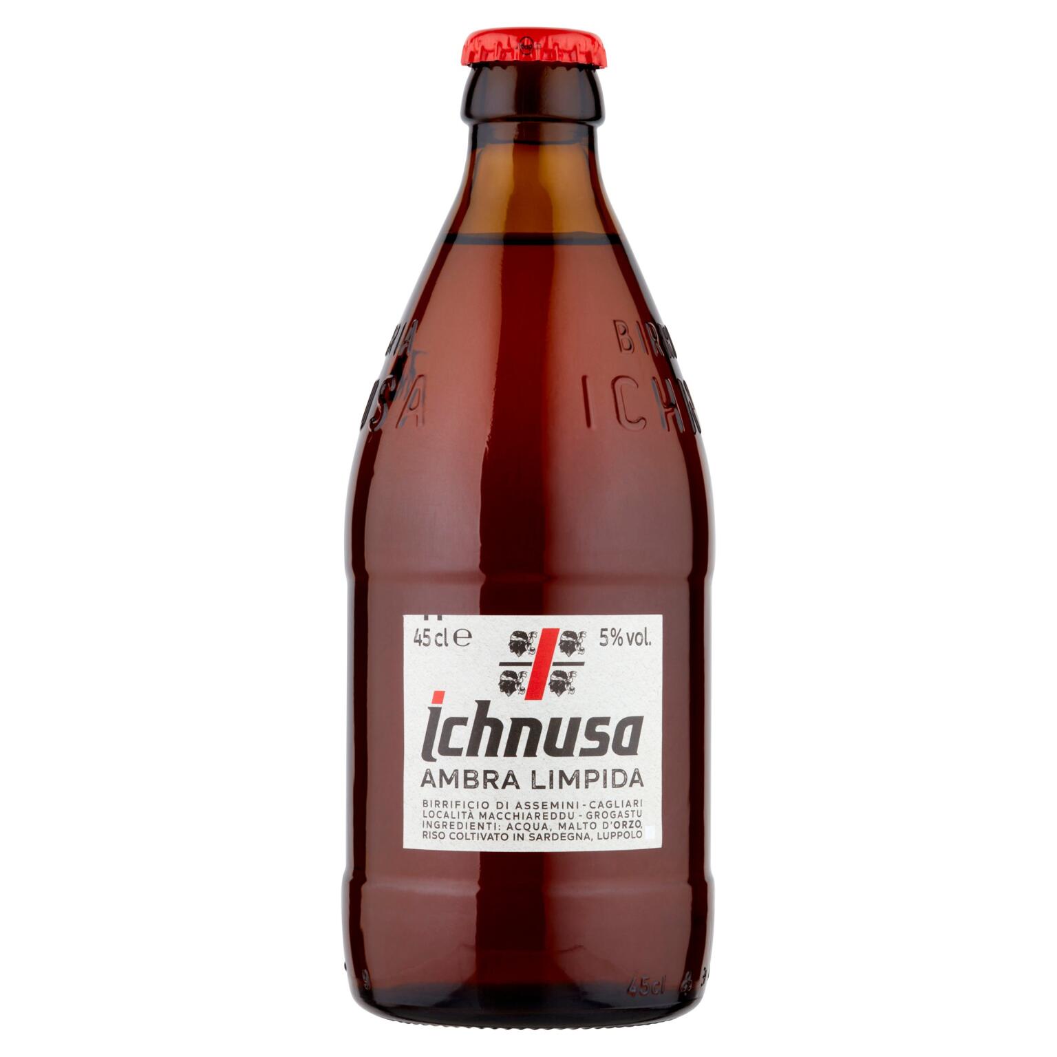 Birra Ichnusa ambra limpida 45cl