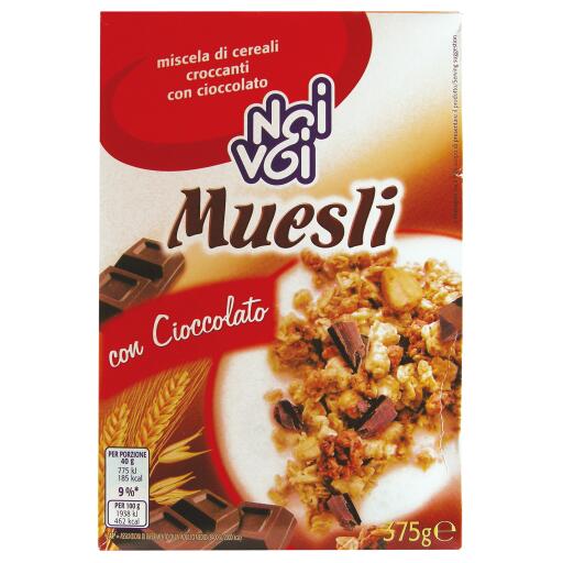 Muesli con cioccolato croccante 375g Noi&Voi
