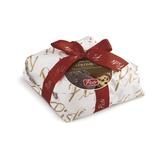 Colomba con gocce di cioccolato fondente 750g Pistì