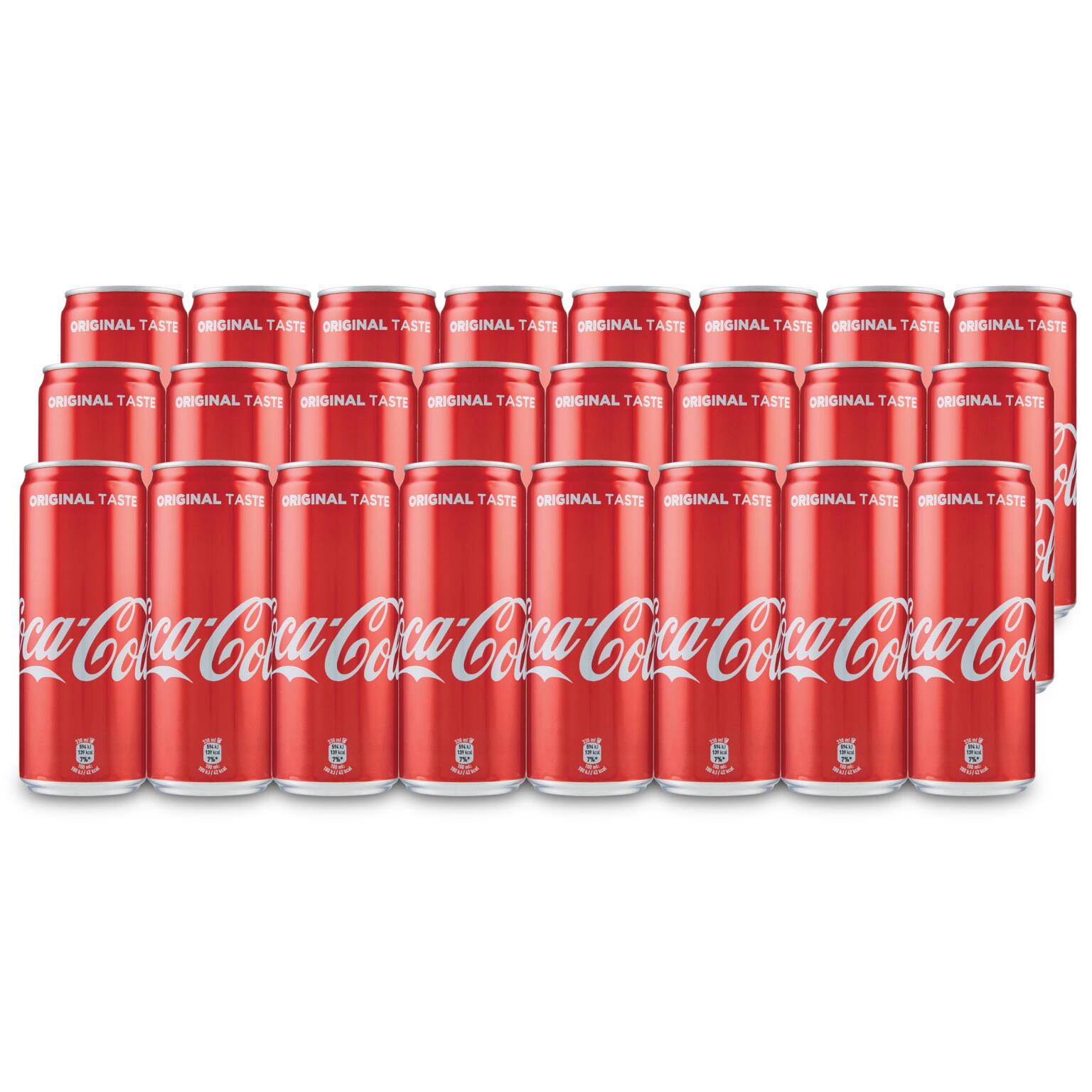 Coca Cola in lattina sleek 24x33cl