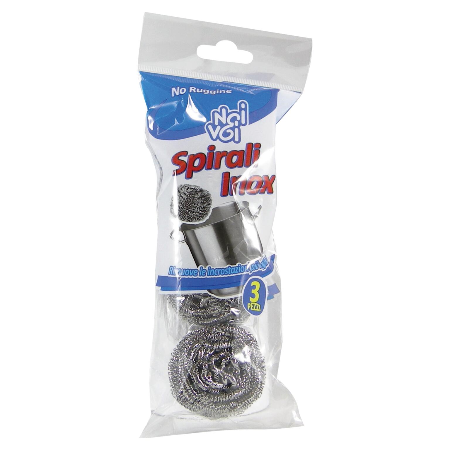 Spugne 3 spirali inox Noi&Voi
