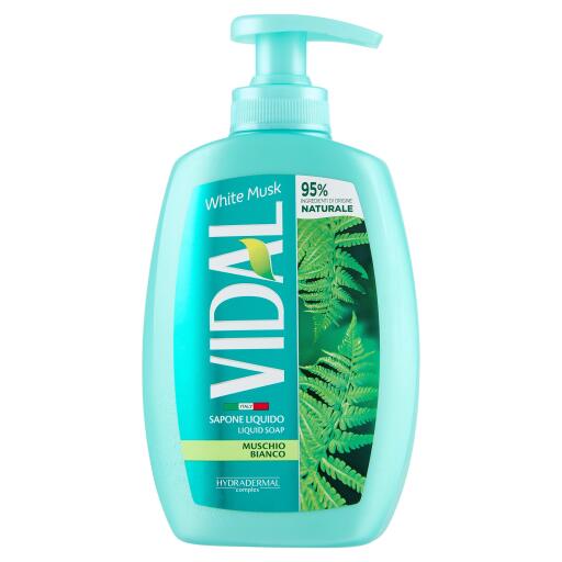 Sapone liquido 300ml Muschio Bianco Vidal