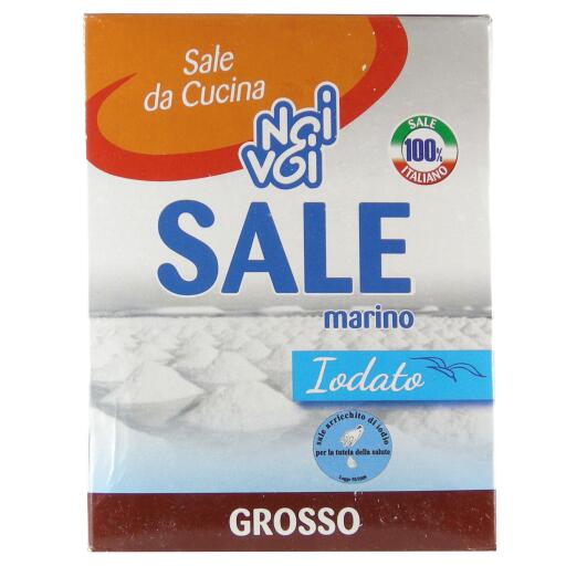 Sale da cucina iodato grosso 1Kg Noi&Voi