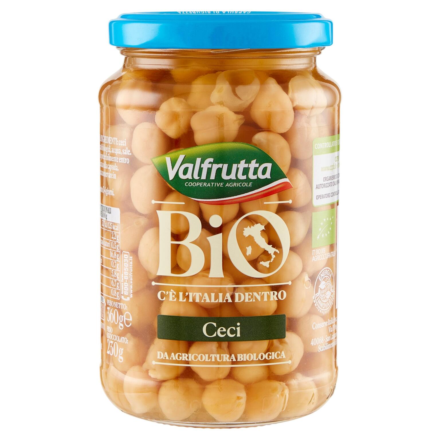 Ceci biologici 360g Valfrutta