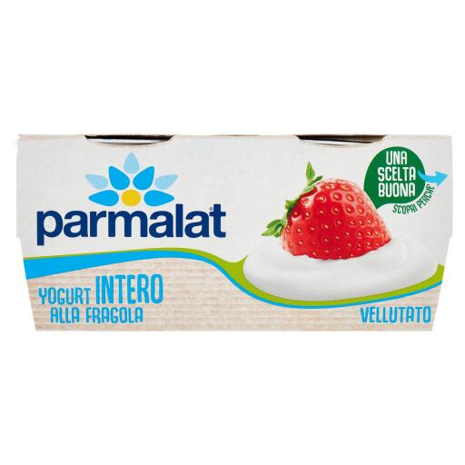 Yogurt intero fragola 2x125g Parmalat