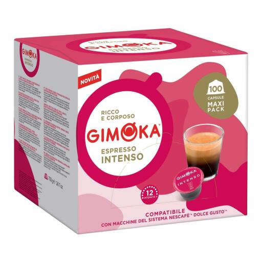 100capsule x Caffè Espresso Intenso compatibili con macchine Dolcegusto