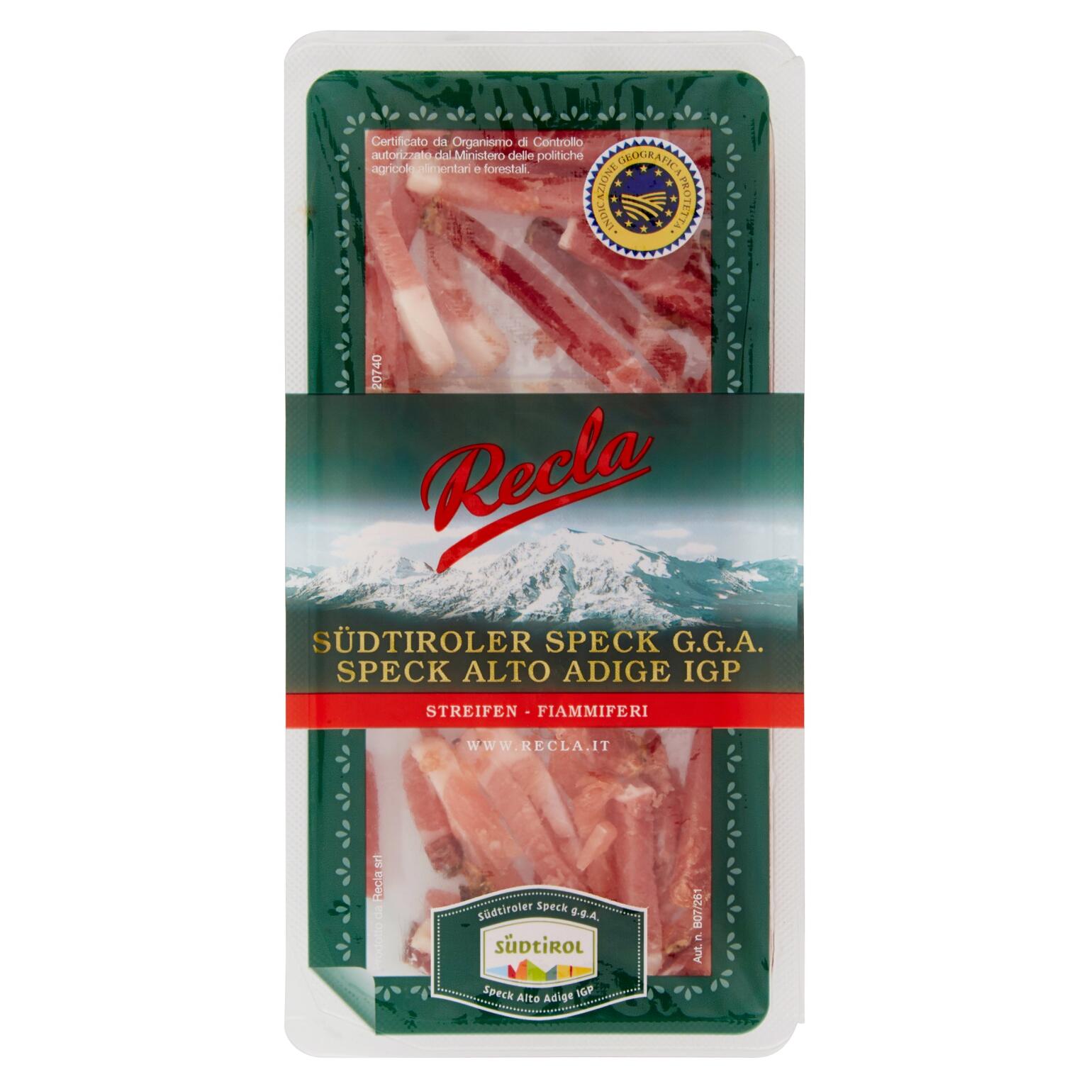 Speck Alto Adige IGP stick 70g.Recla
