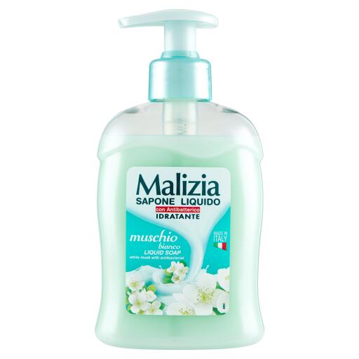 Sapone liquido bianco 300ml Malizia