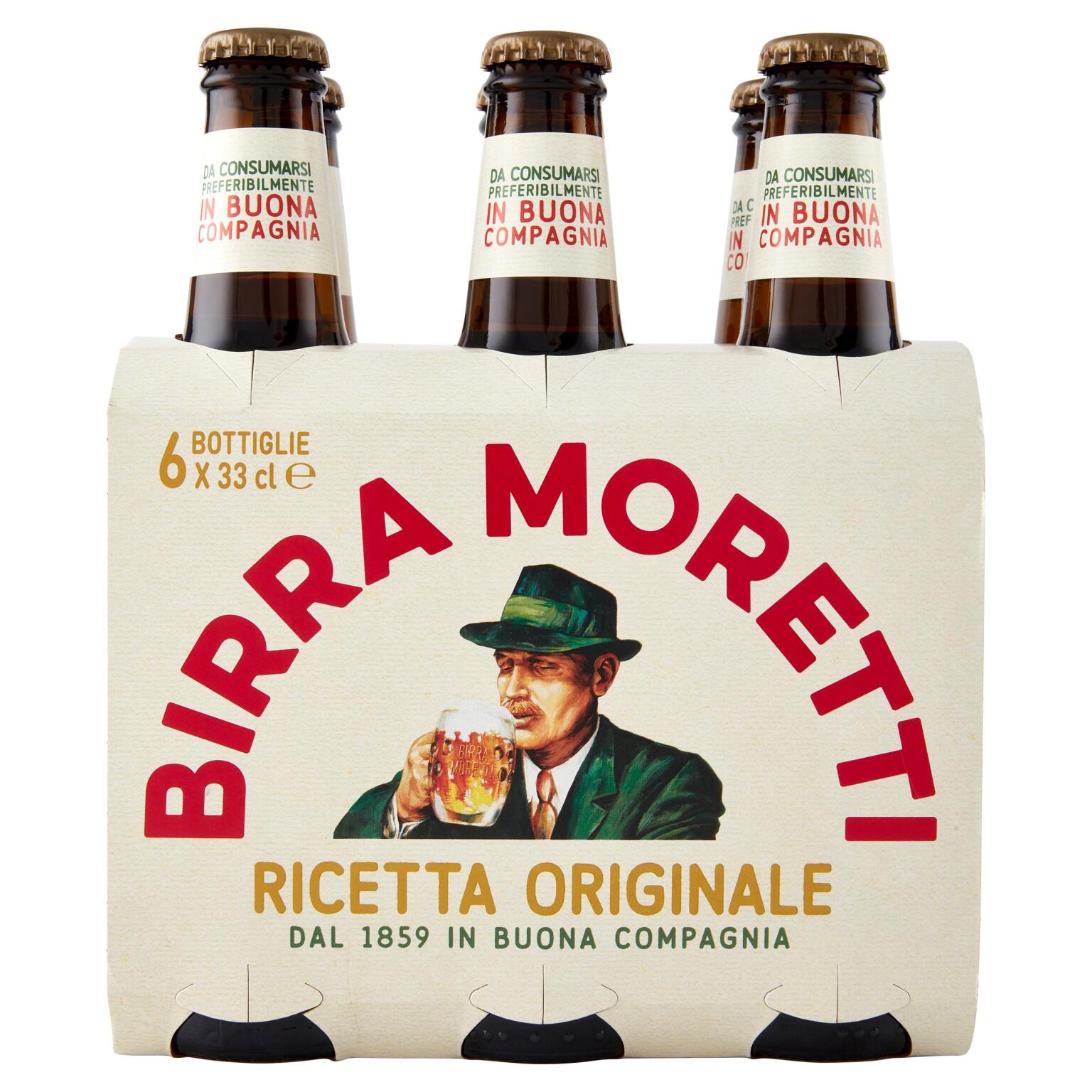 Birra Moretti 6x33cl