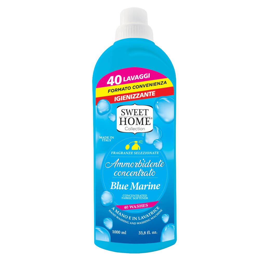 Ammorbidente Concentrato 40lavaggi 1l Blue Marine Sweet Home