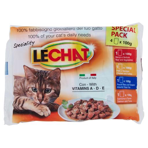 Lechat multipack buste 4x100g