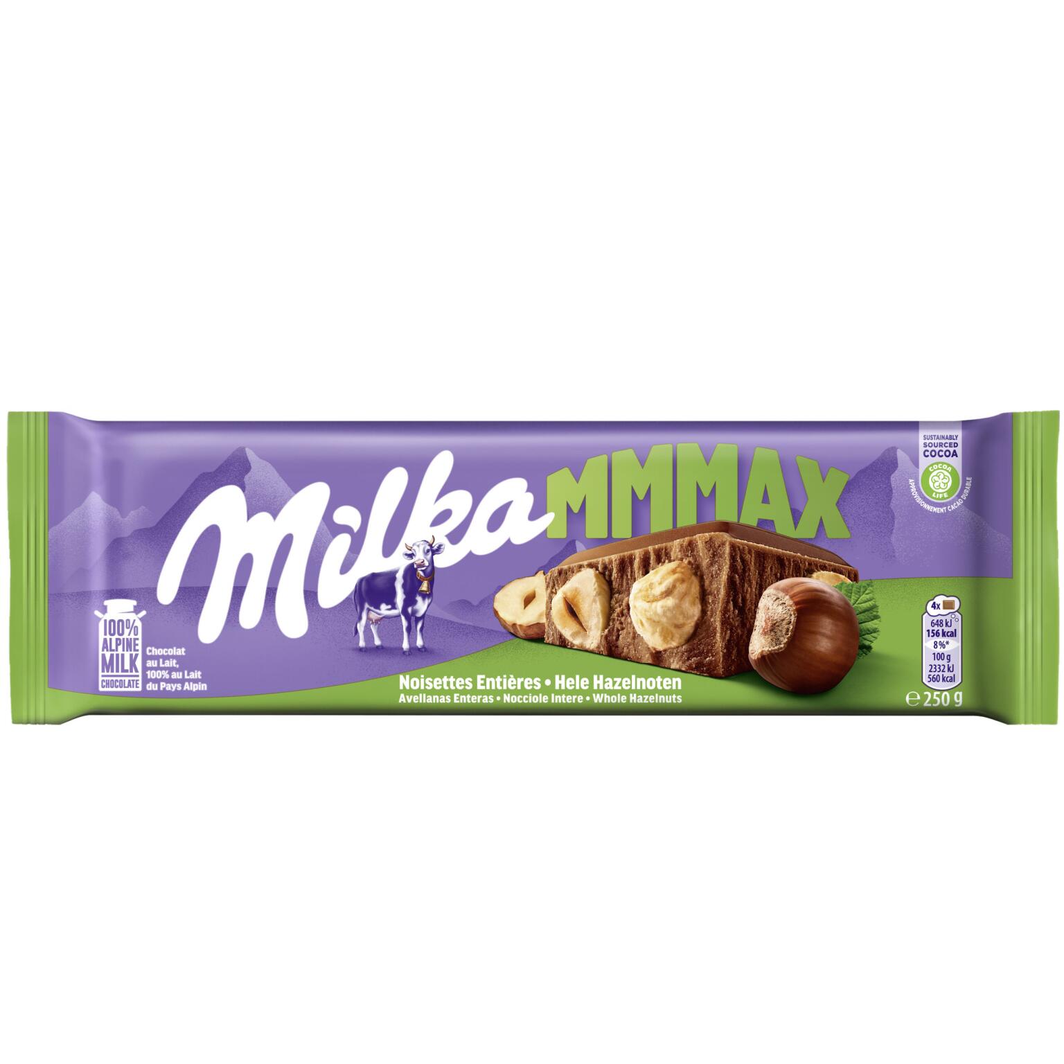 Tavoletta di Cioccolato Nocciole Intere 250g Milka