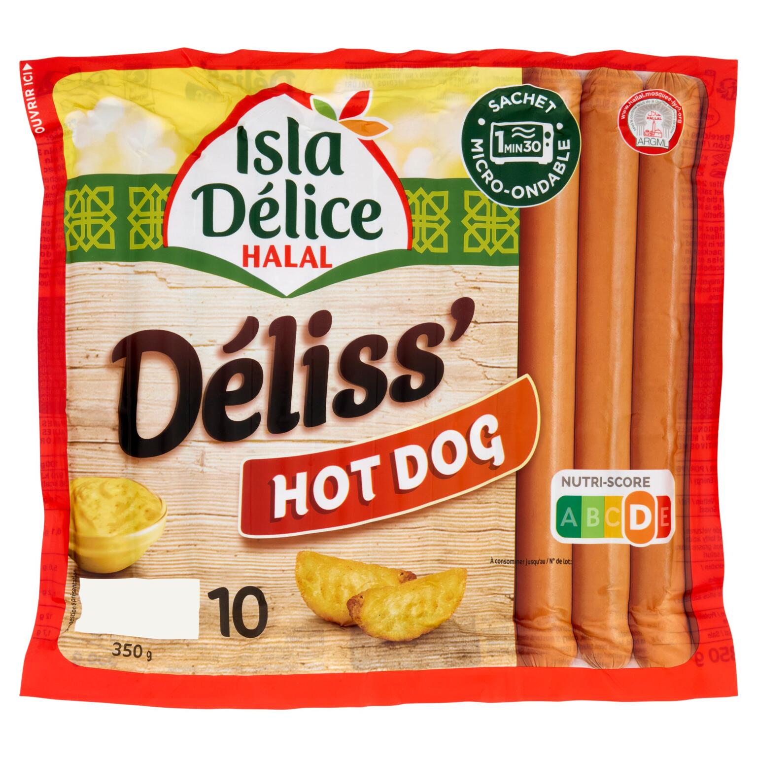 Wurstel di Tacchino Halal 350g Deliss' Original