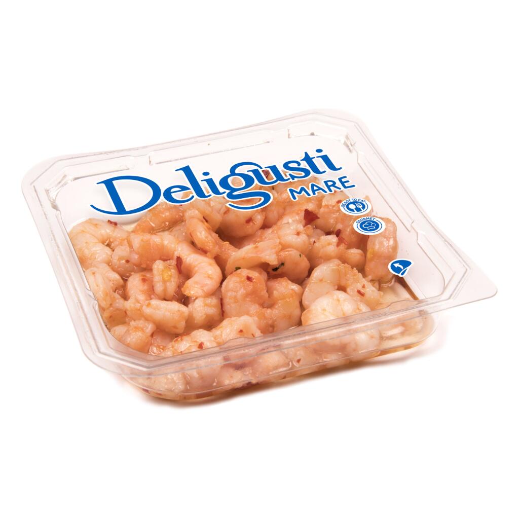 Gamberetti piccanti vaschetta 100g Deligusti