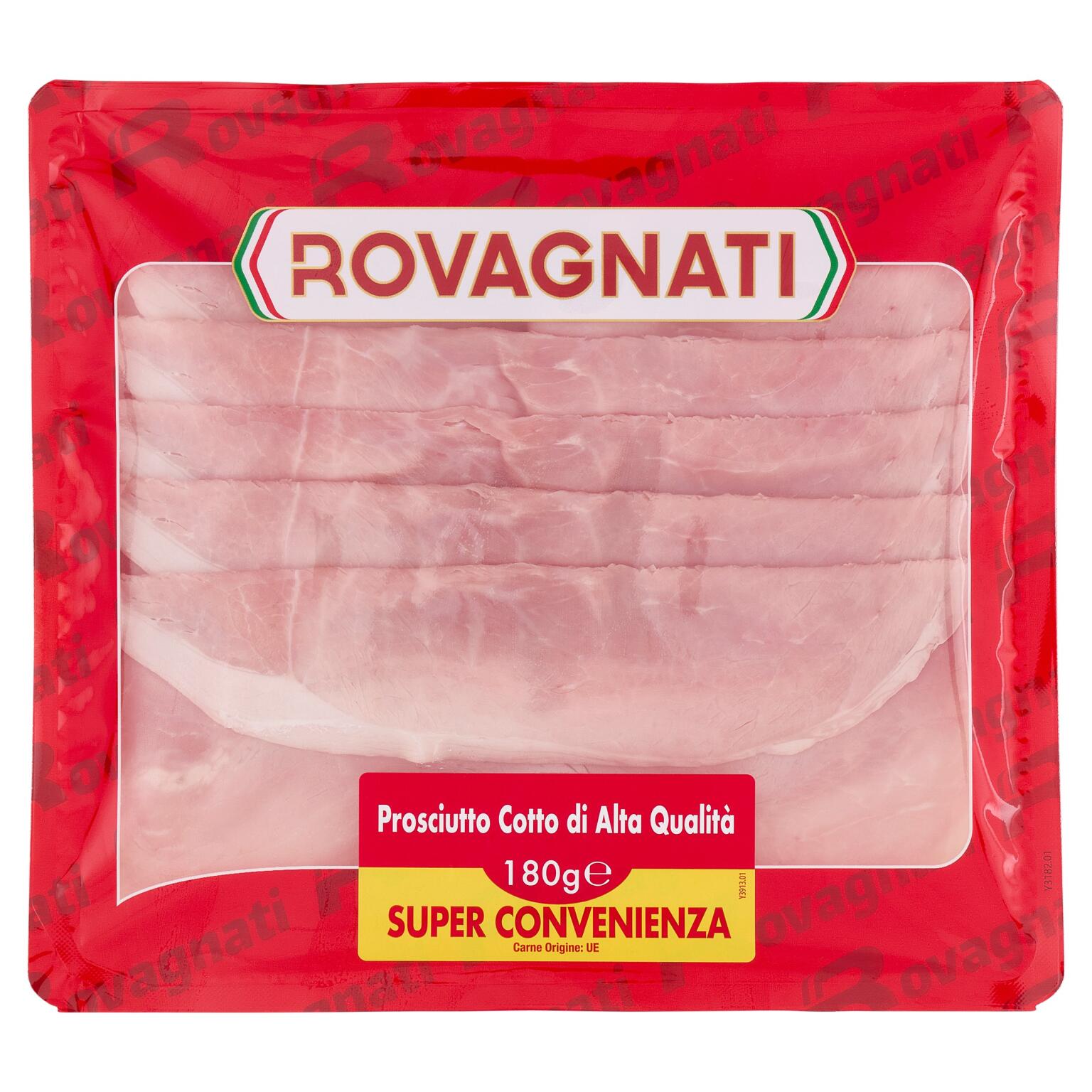 Prosciutto Cotto Alta Qualità Superconvenienza 180g Rovagnati
