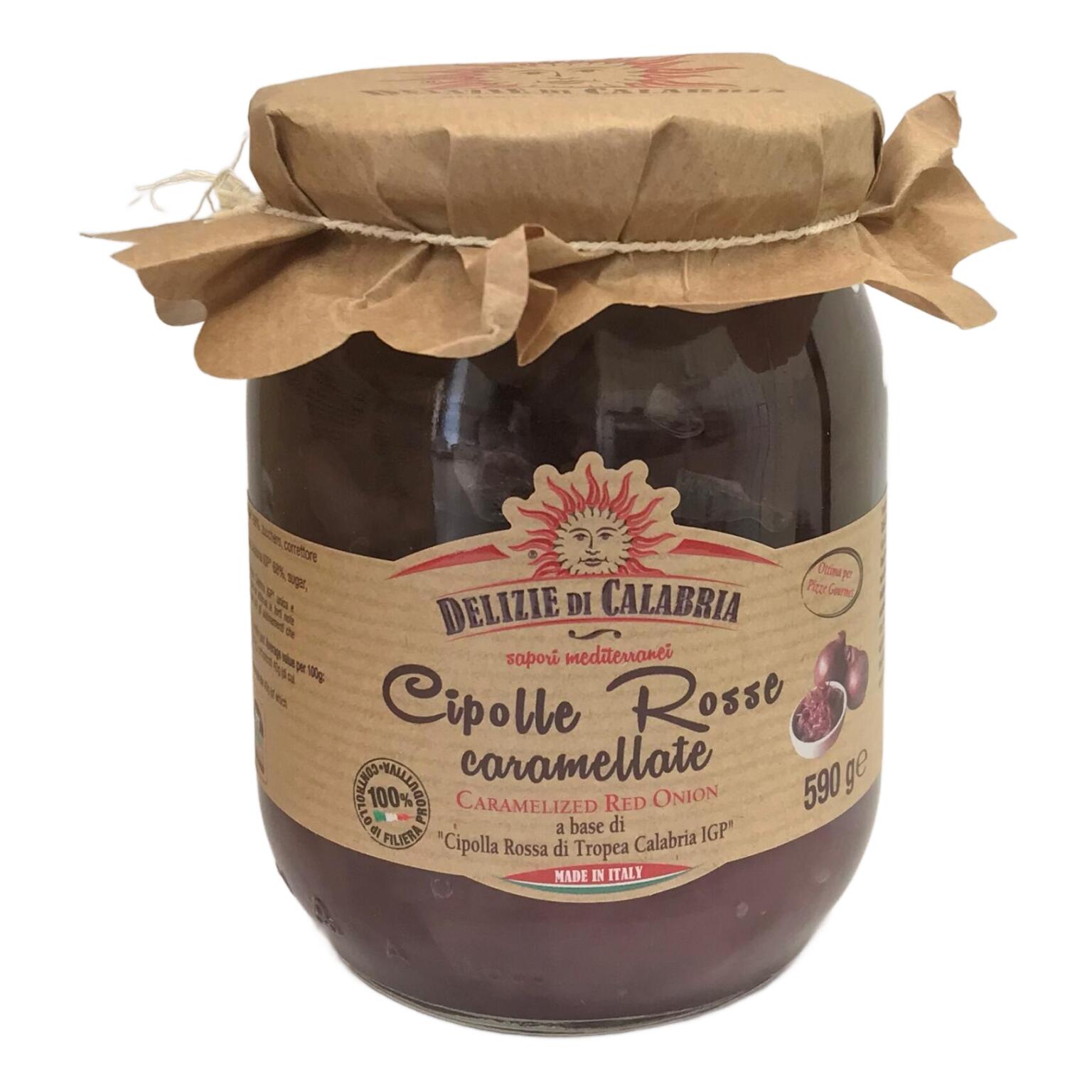 Cipolla Rossa di Tropea Igp Caramellata 590g Delizie di Calabria