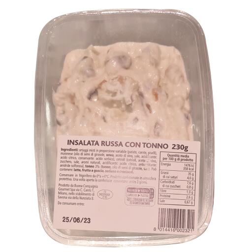 Insalata russa con tonno 230g Il Tuo Chef
