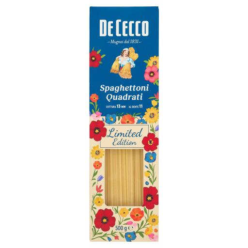 Spaghettoni quadrati 500g Flower edition De Cecco