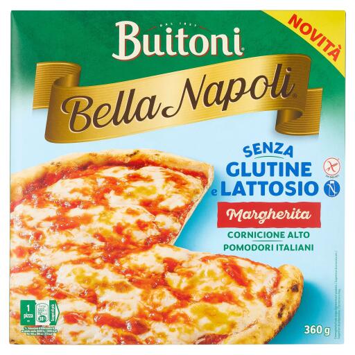 Pizza margherita senza glutine 360g