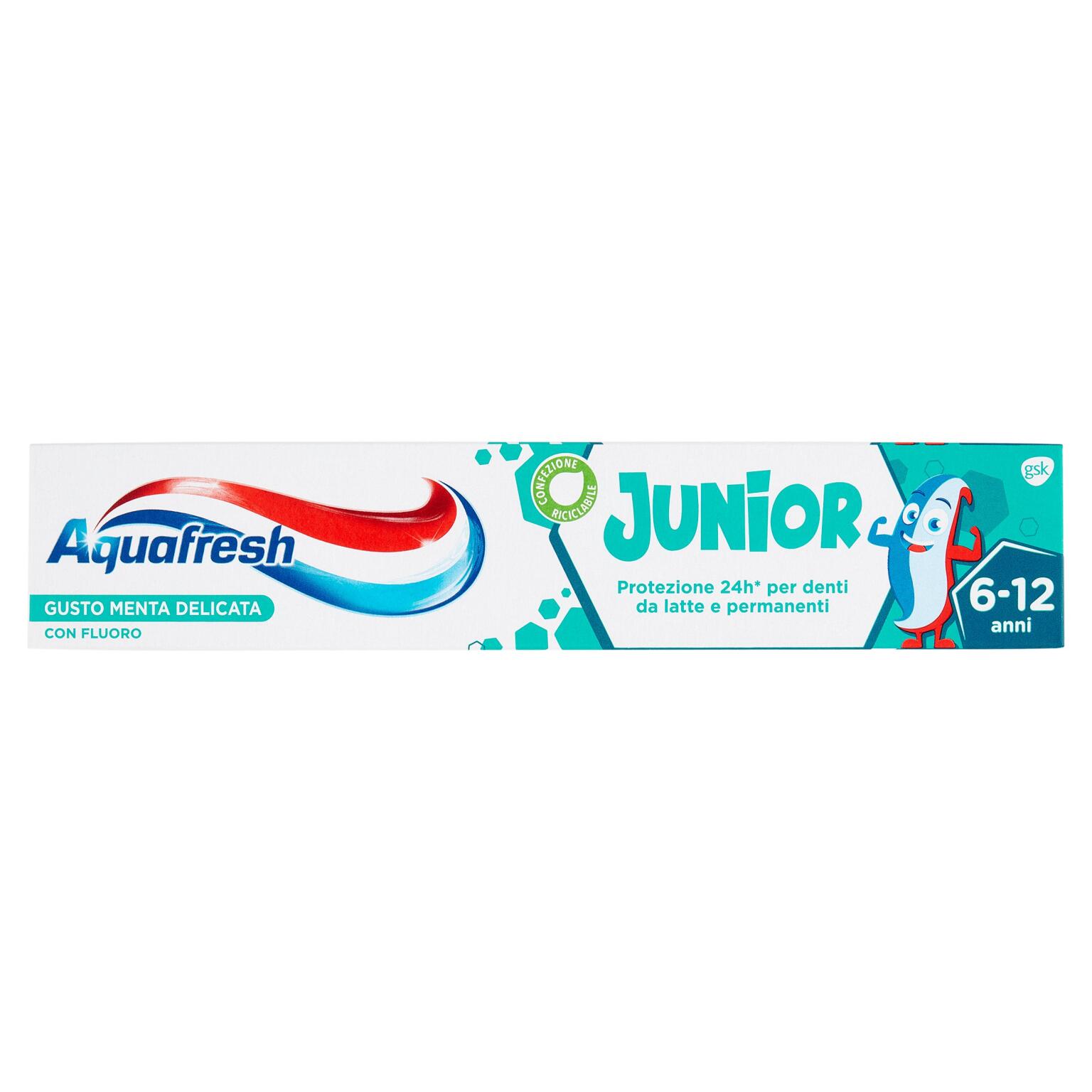 Dentifricio junior 75ml Aquafresh