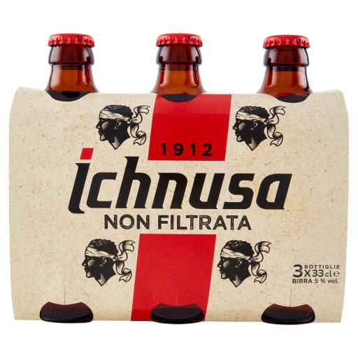 Birra Ichnusa non filtrata cl33x3