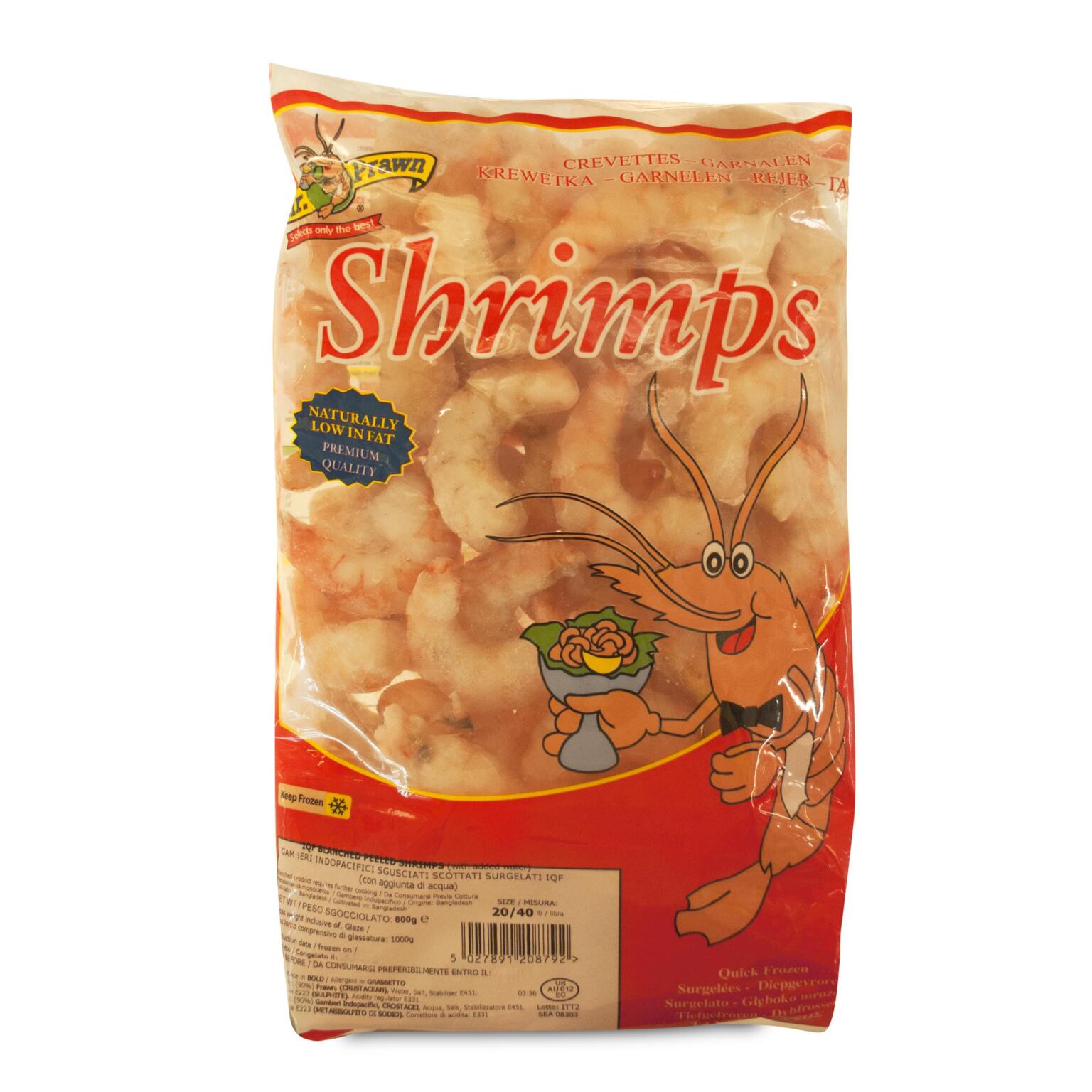 Gambero Sgusciato 20/40 800g