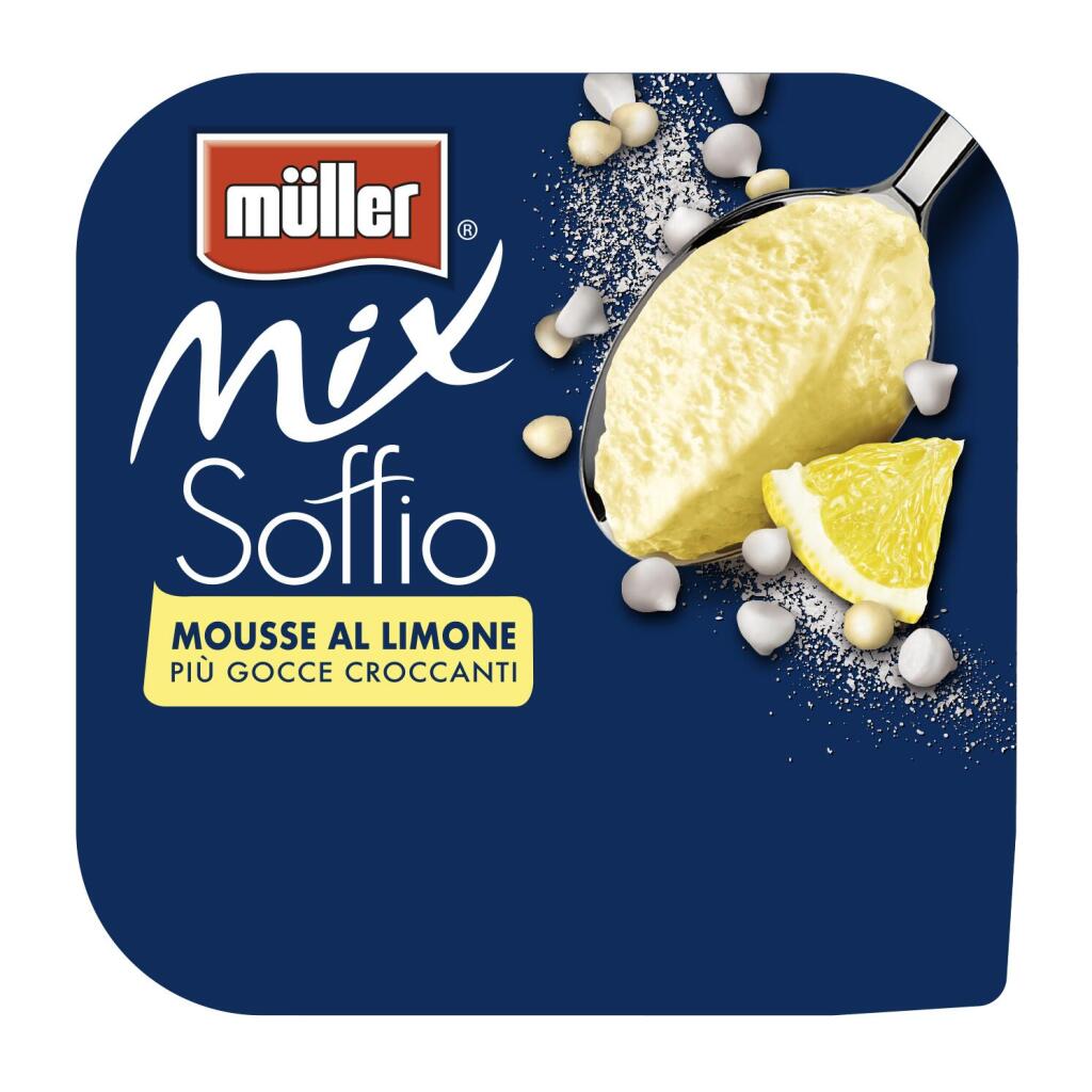 Yogurt Mix Soffio 120g limone e gocce croccanti Muller