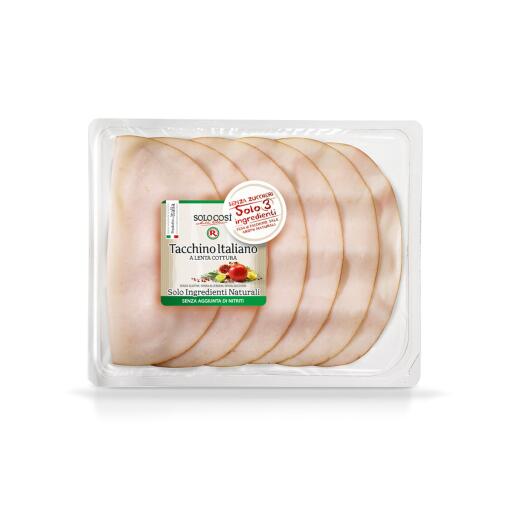 Tacchino italiano affettato 100g Solo Così