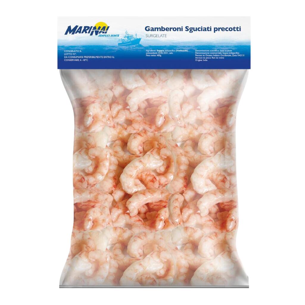 Code gamberone scottate surgelate 31/40 da 400g Marinai
