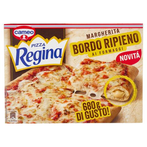 Pizza Regina Margherita da 680g bordo ripieno al formaggio