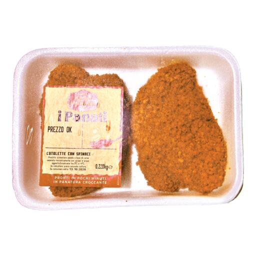 Cotoletta con spinaci 220g Gran Podere