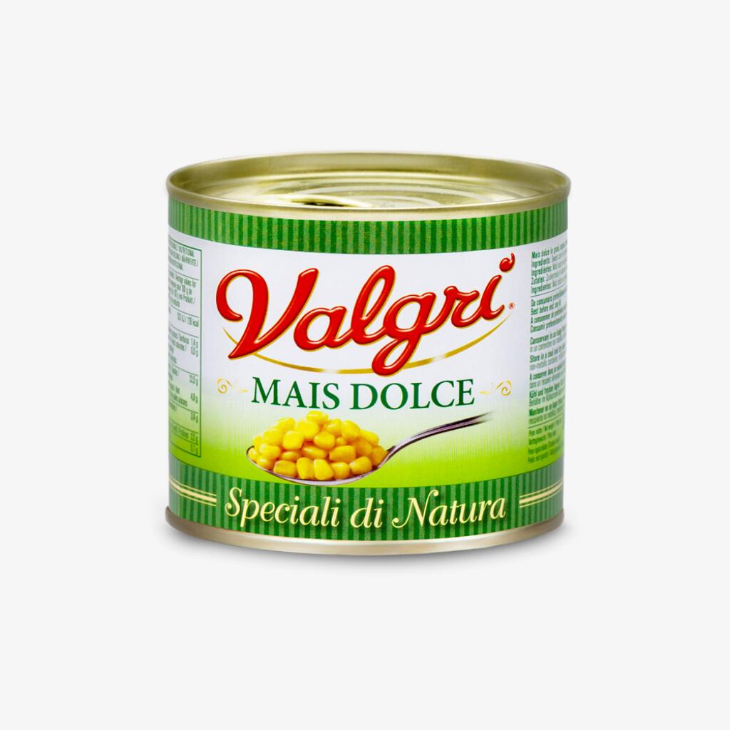 Mais dolce in latta da 340g Valgrì