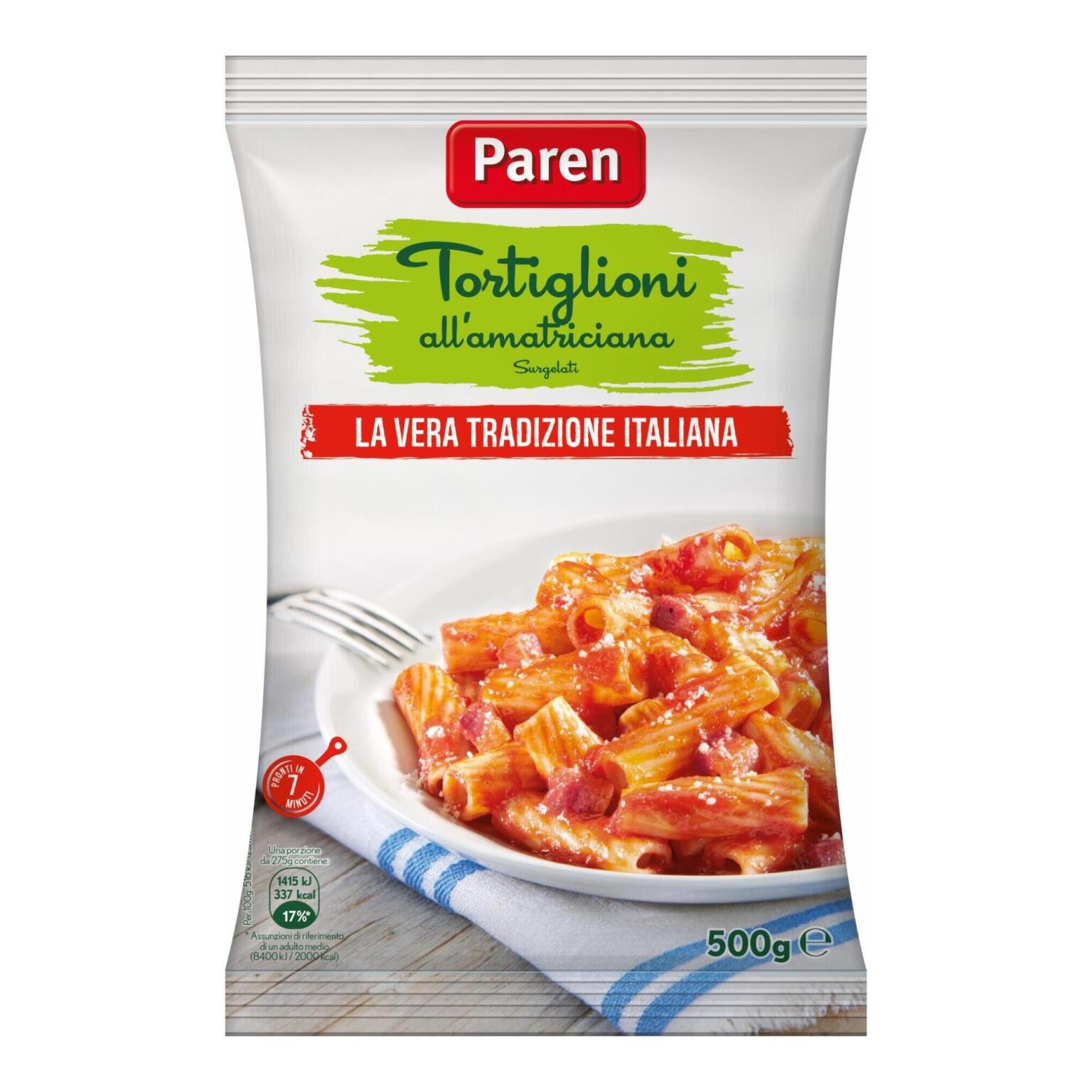 Tortiglioni all'Amatriciana 500g Paren