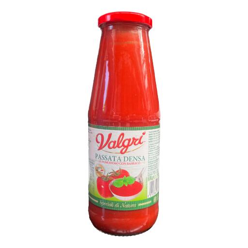 Passata pomodoro c/basilico 690g Valgrì