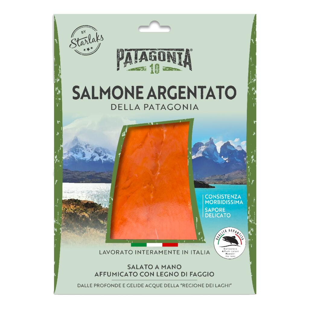 Salmone argentato affumicato Patagonia 100g Starlaks