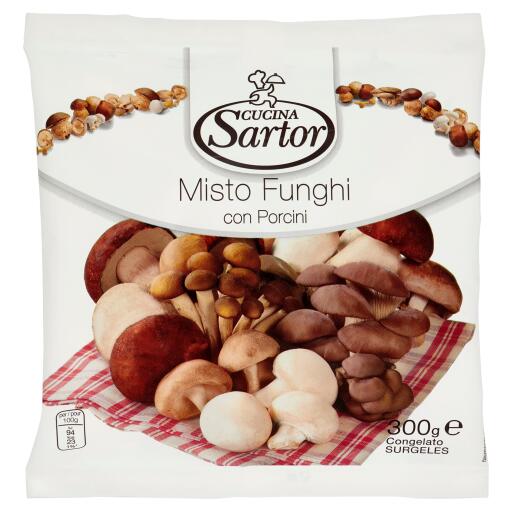 Misto funghi con porcini 300g Sartor