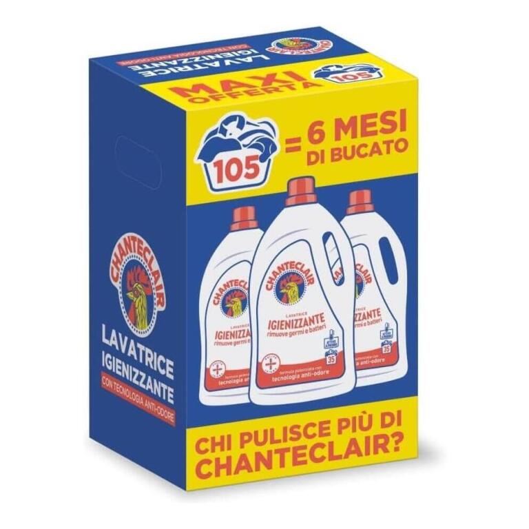 Detersivo liquido di marsiglia 3x28 lavaggi Chanteclair