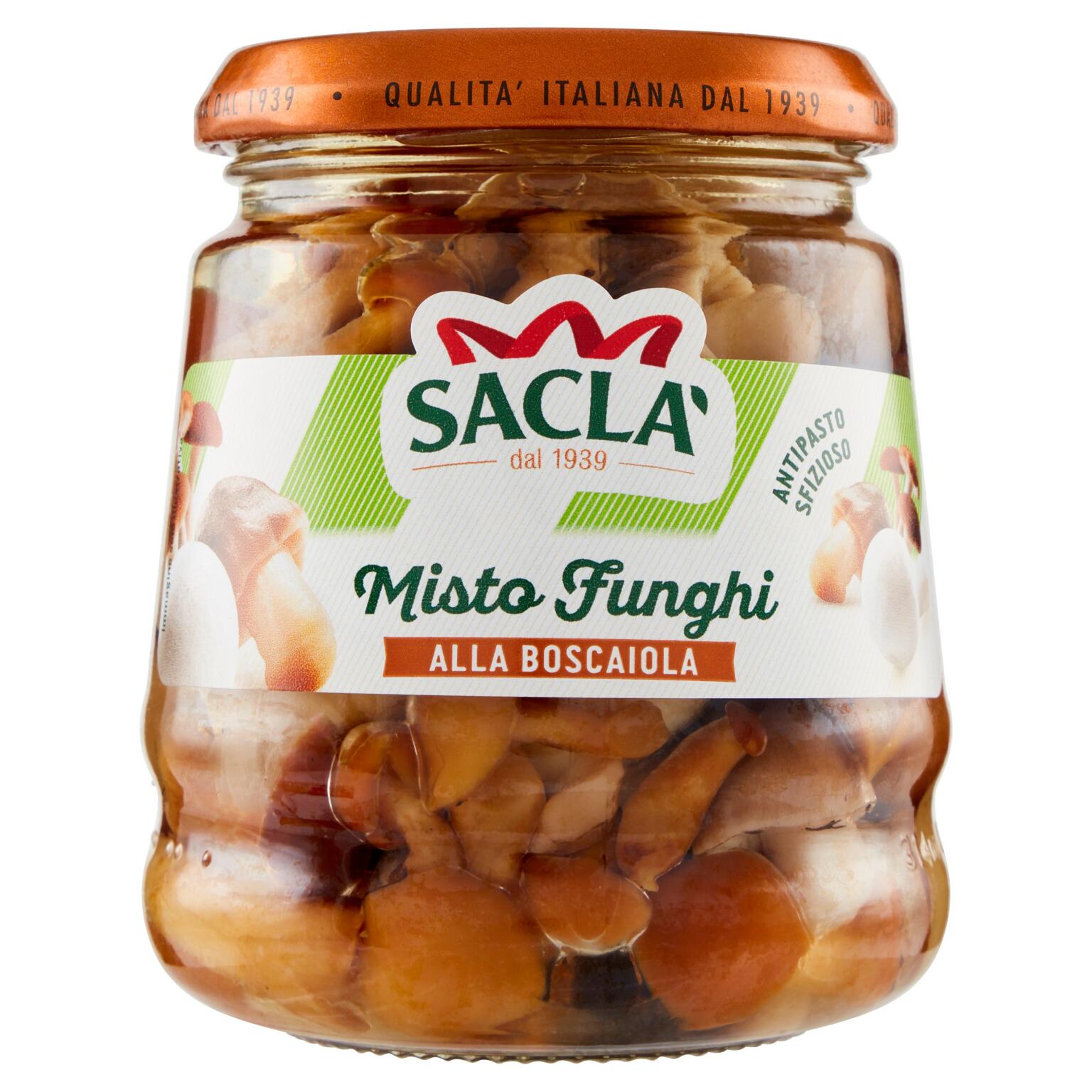 Mistofunghi alla boscaiola in olio di semi di girasole 290g F.lli Saclà