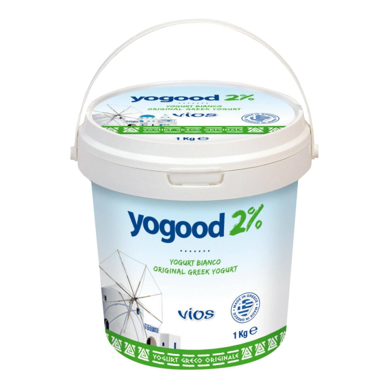 Yogurt Greco Bianco 2% 1kg Yogood Holycon
