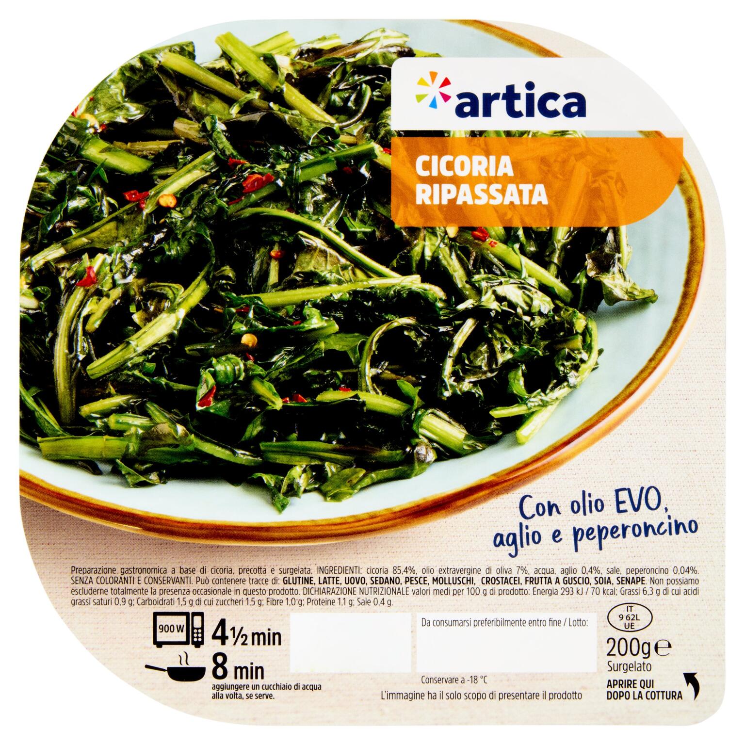 Cicoria ripassata 200g Artica