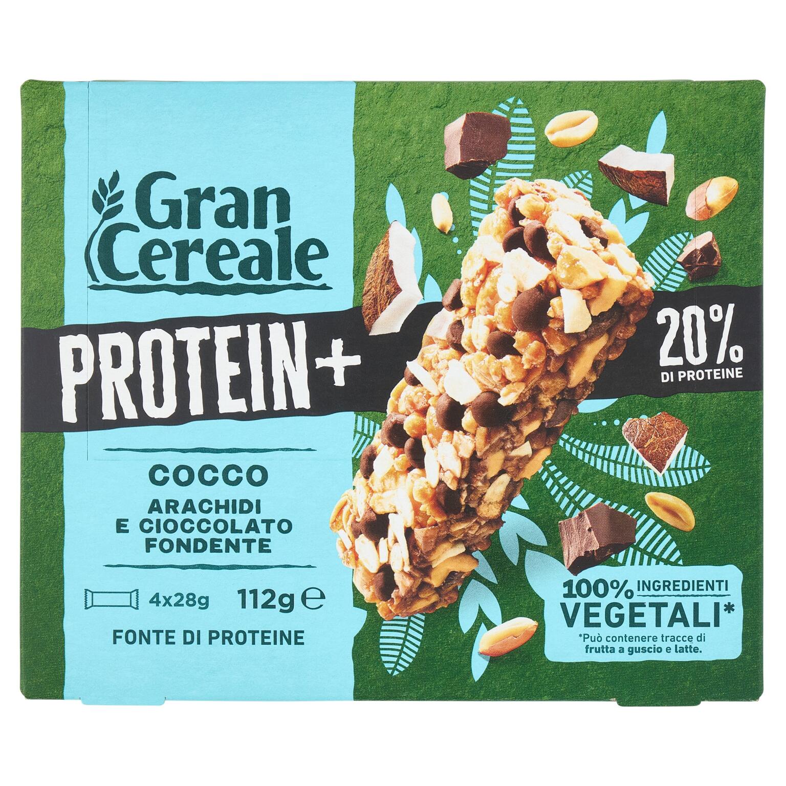 Barretta Grancereale cocco e cioccolato fond.112g Mulino Bianco