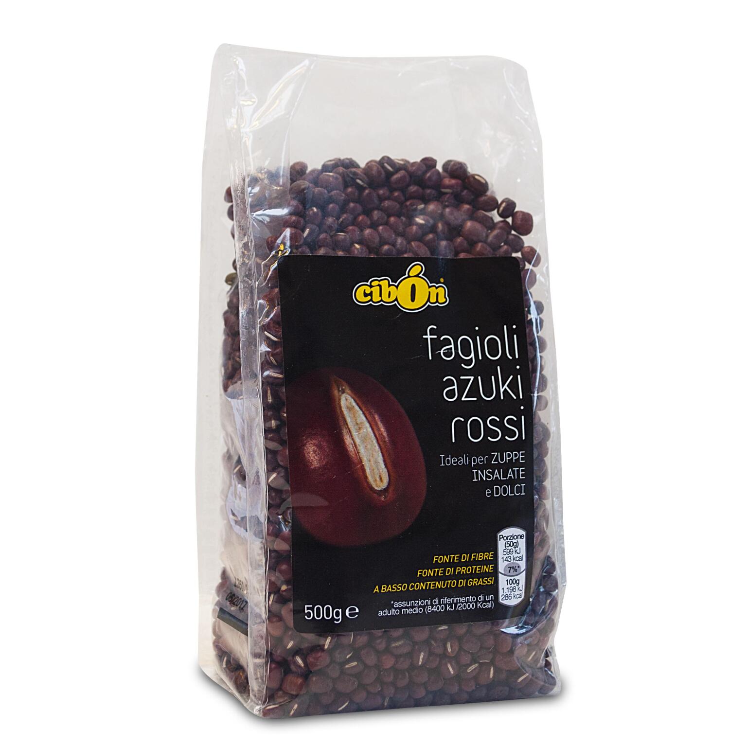 Fagioli Azuki rossi 500g Cibon