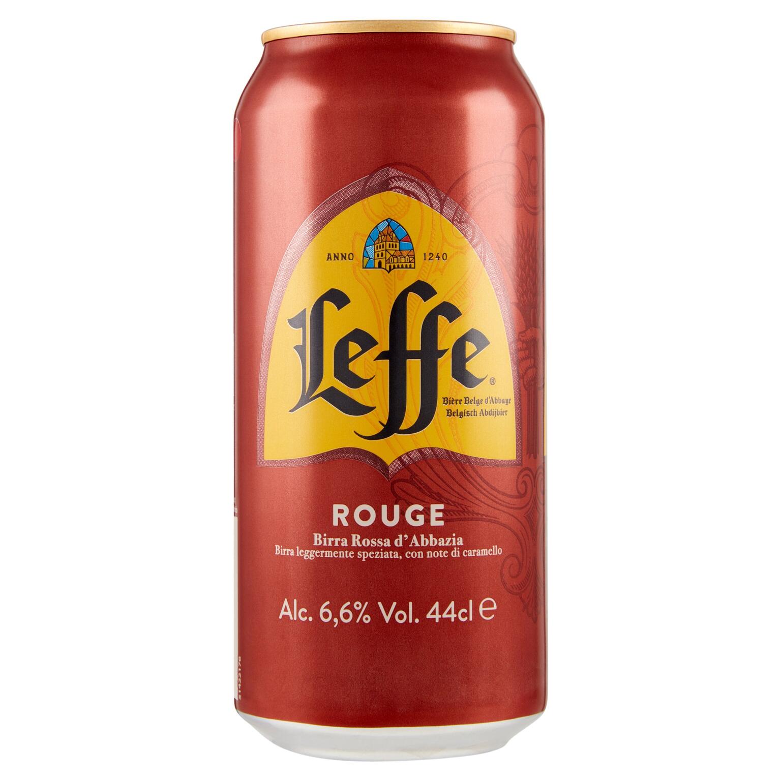 Birra Leffe Rouge lattina cl44