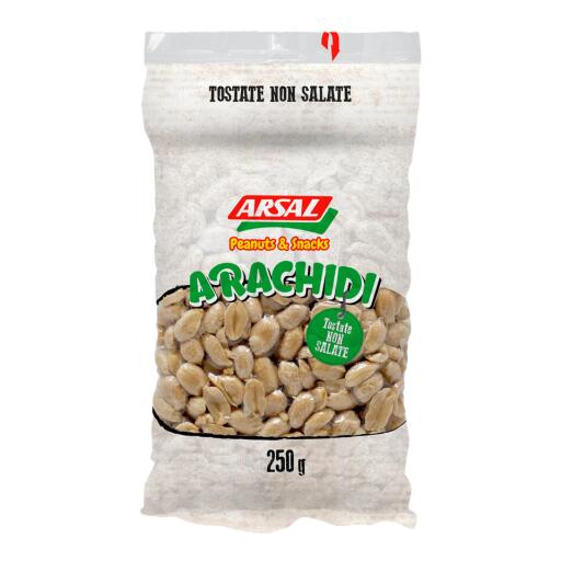 Arachidi Tostate non Salate 250g Arsal