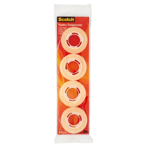Scotch trasparente 4 rotoli 15mmx33m 3M