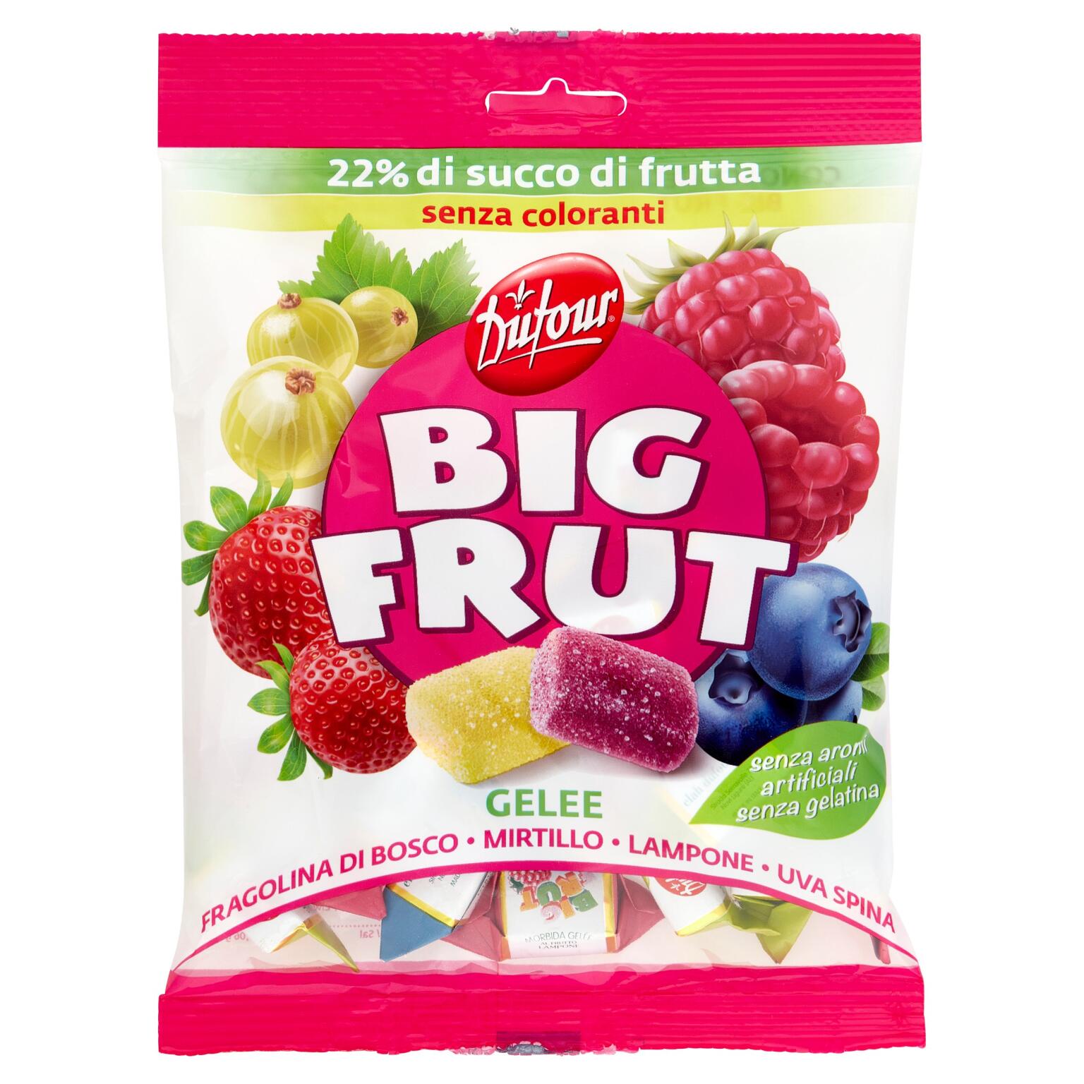 Caramelle Big Frut Bosco 150g Dufour